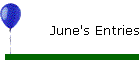 June's Entries